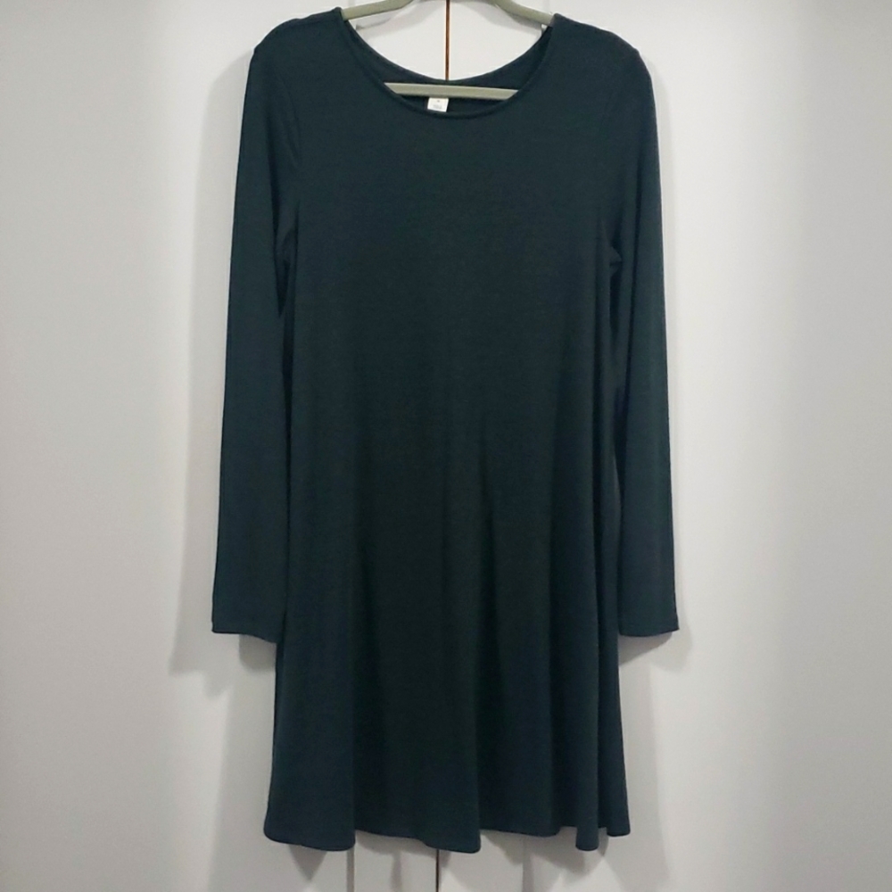 Women's Old Navy Knit Dress Size Medium Dark Green